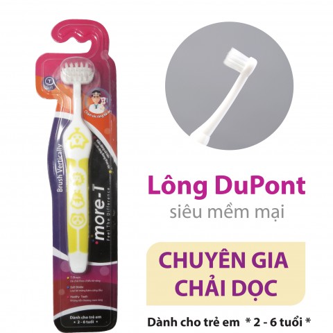 MT012 bàn chải trẻ em màu vàng